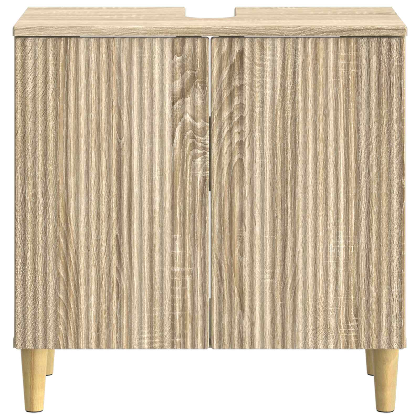 vidaXL Szafka pod umywalkę ARNHEM dąb Sonoma 59,5 x 31,5 x 59 cm