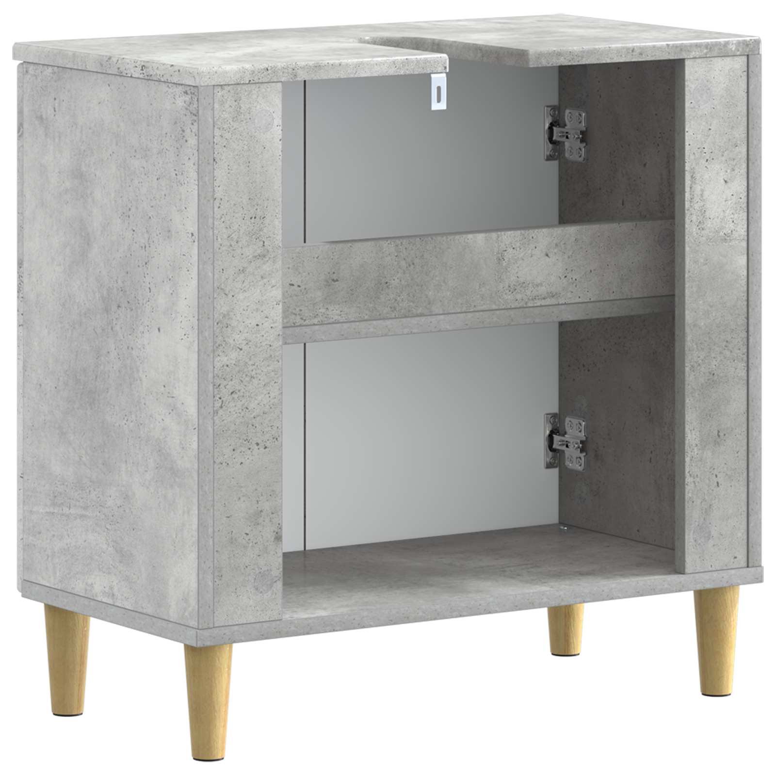vidaXL Szafka pod umywalkę ARNHEM Betonowy szary 59,5 x 31,5 x 59 cm