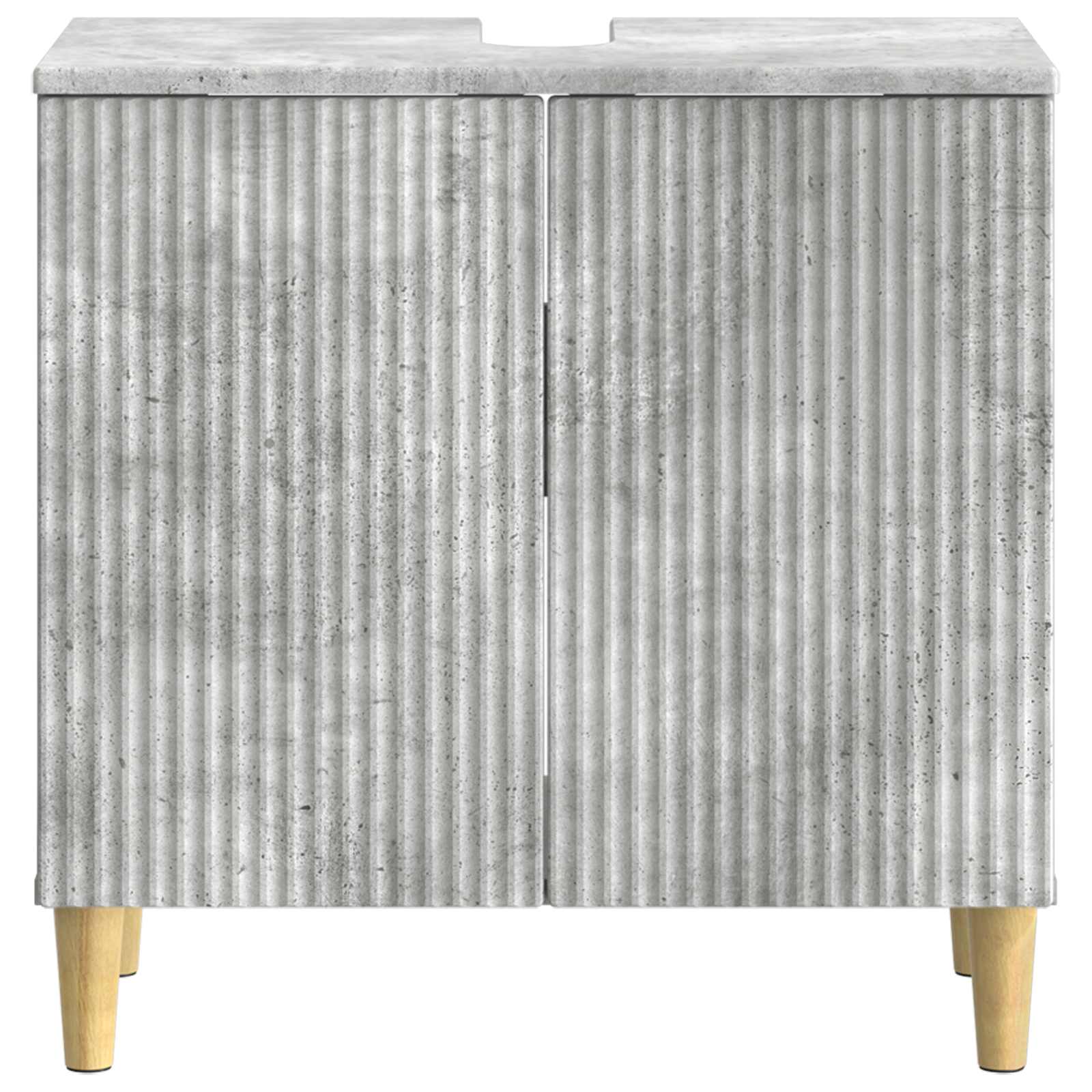 vidaXL Szafka pod umywalkę ARNHEM Betonowy szary 59,5 x 31,5 x 59 cm