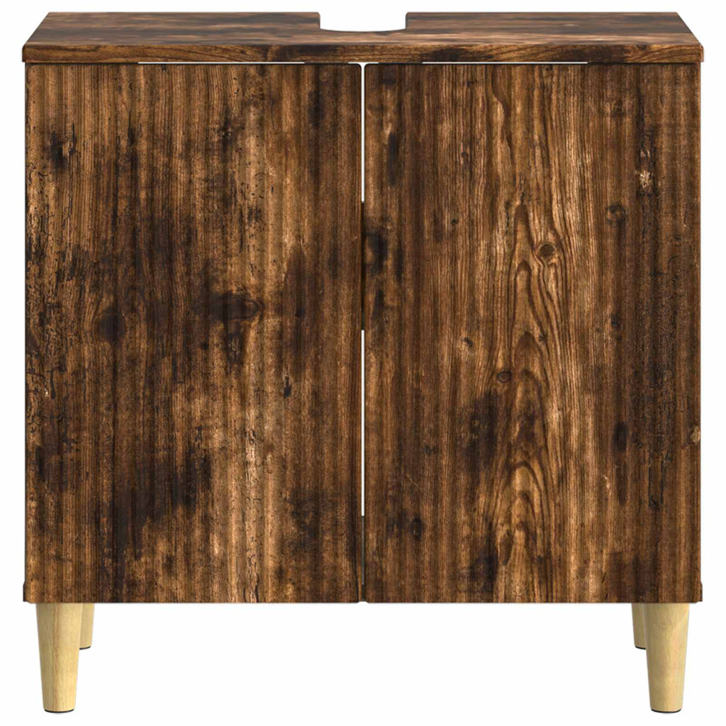 vidaXL Szafka pod umywalkę ARNHEM Dąb wędzony 59,5 x 31,5 x 59 cm