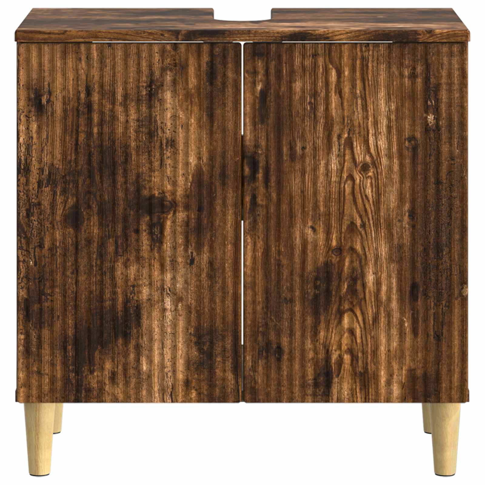 vidaXL Szafka pod umywalkę ARNHEM Dąb wędzony 59,5 x 31,5 x 59 cm