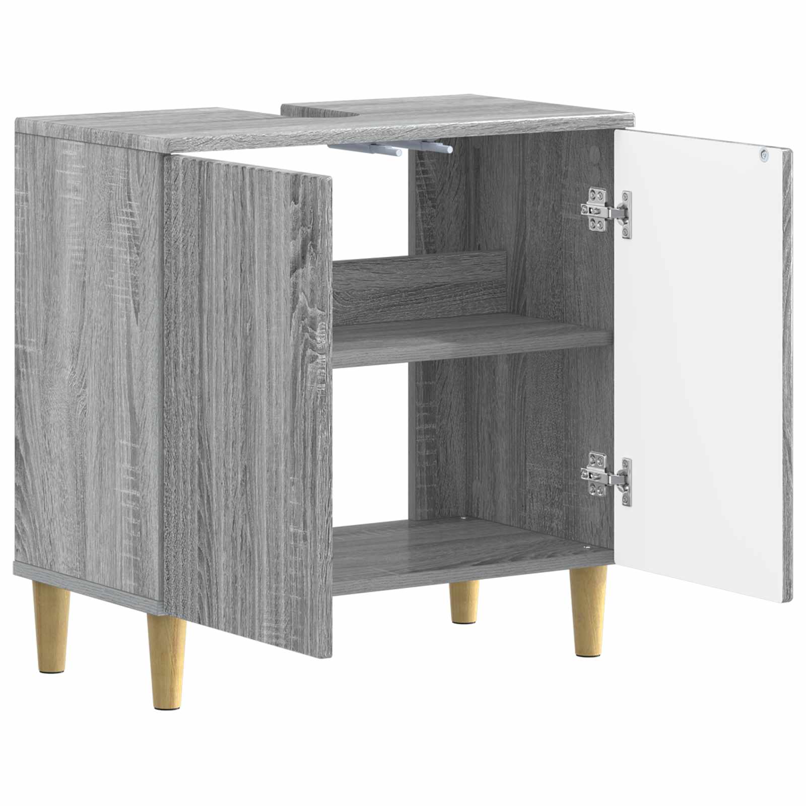vidaXL Szafka pod umywalkę ARNHEM Szary Sonoma 59,5 x 31,5 x 59 cm