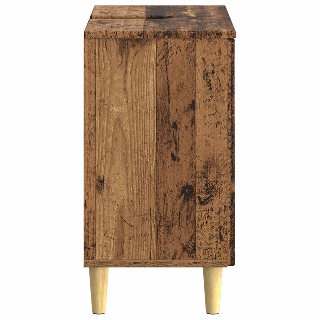 vidaXL Szafka pod umywalkę ARNHEM Stare drewno 59,5 x 31,5 x 59 cm