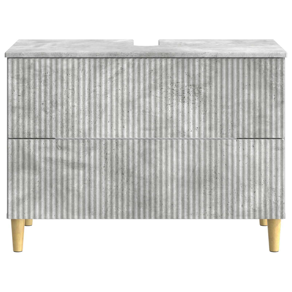 vidaXL Szafka pod umywalkę ARNHEM Betonowy szary 82 x 41 x 59 cm