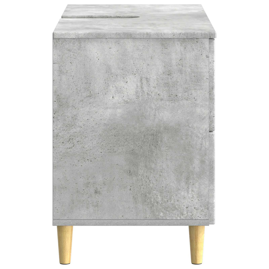 vidaXL Szafka pod umywalkę ARNHEM Betonowy szary 82 x 41 x 59 cm