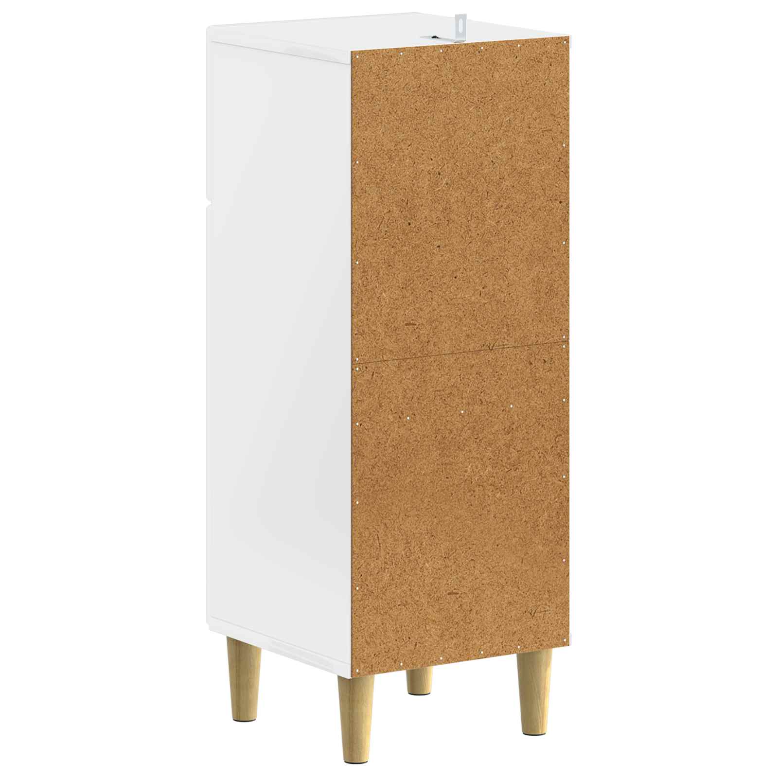 vidaXL Szafka Łazienkowa ARNHEM Biały wysoki połysk 30 x 31 x 80 cm