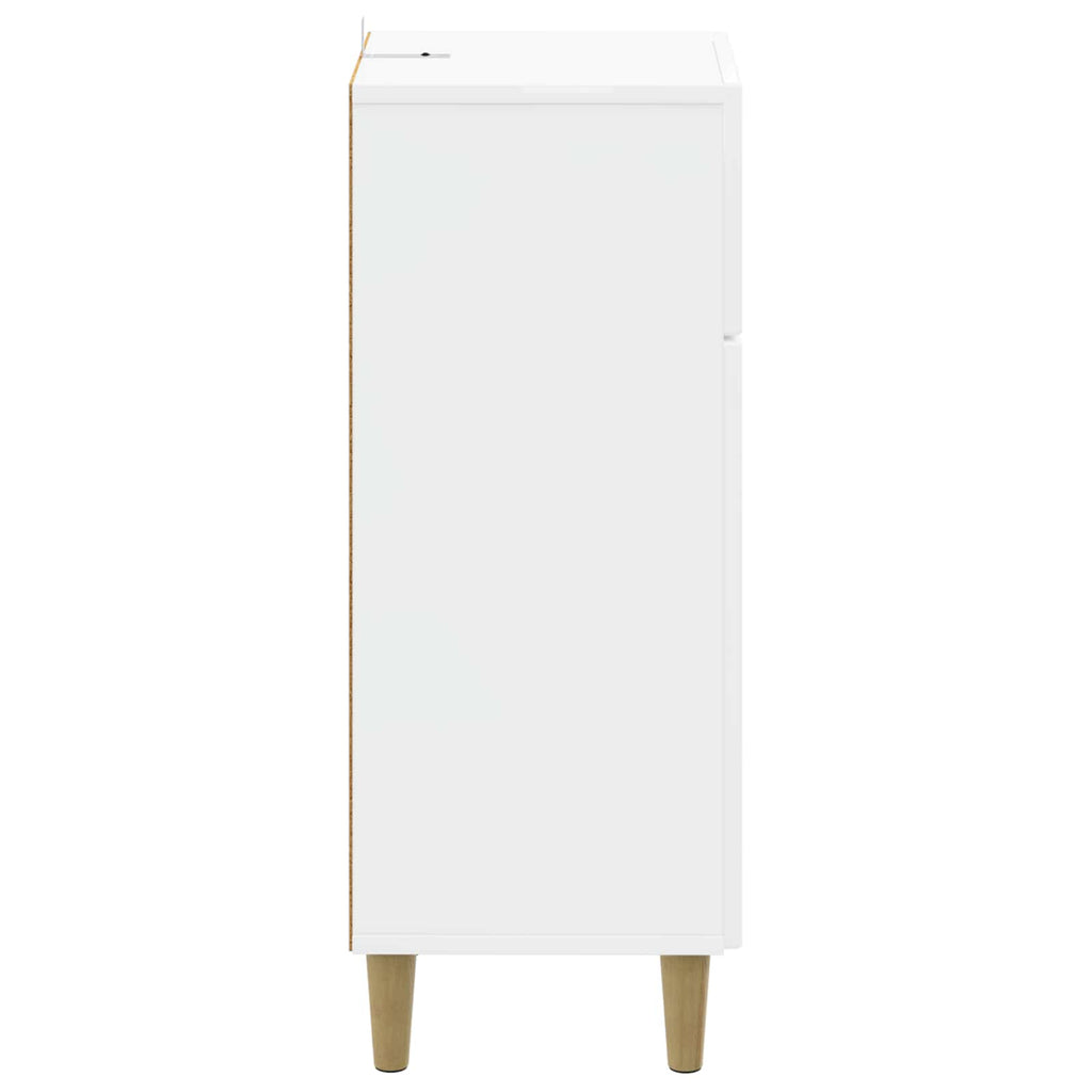 vidaXL Szafka Łazienkowa ARNHEM Biały wysoki połysk 30 x 31 x 80 cm