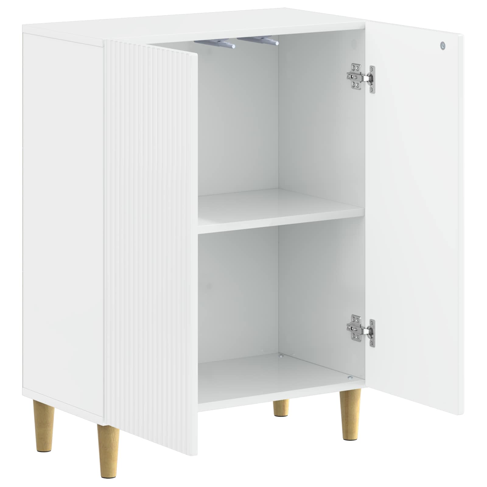 vidaXL Szafka Łazienkowa ARNHEM Biały wysoki połysk 59,5 x 31 x 80 cm