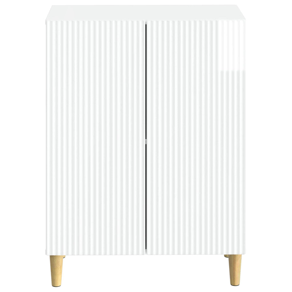 vidaXL Szafka Łazienkowa ARNHEM Biały wysoki połysk 59,5 x 31 x 80 cm