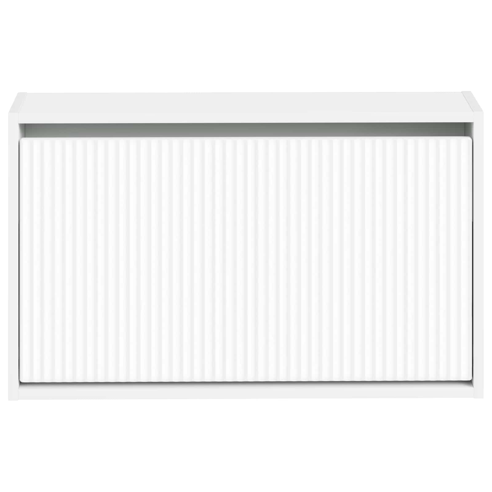 vidaXL Wisząca szafka na buty ARNHEM 71 x 17 x 43 cm Biały