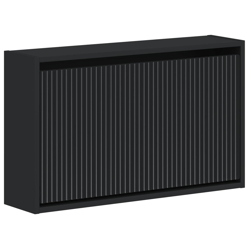 vidaXL Wisząca szafka na buty ARNHEM 71 x 17 x 43 cm Czarny