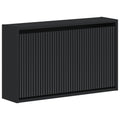 vidaXL Wisząca szafka na buty ARNHEM 71 x 17 x 43 cm Czarny