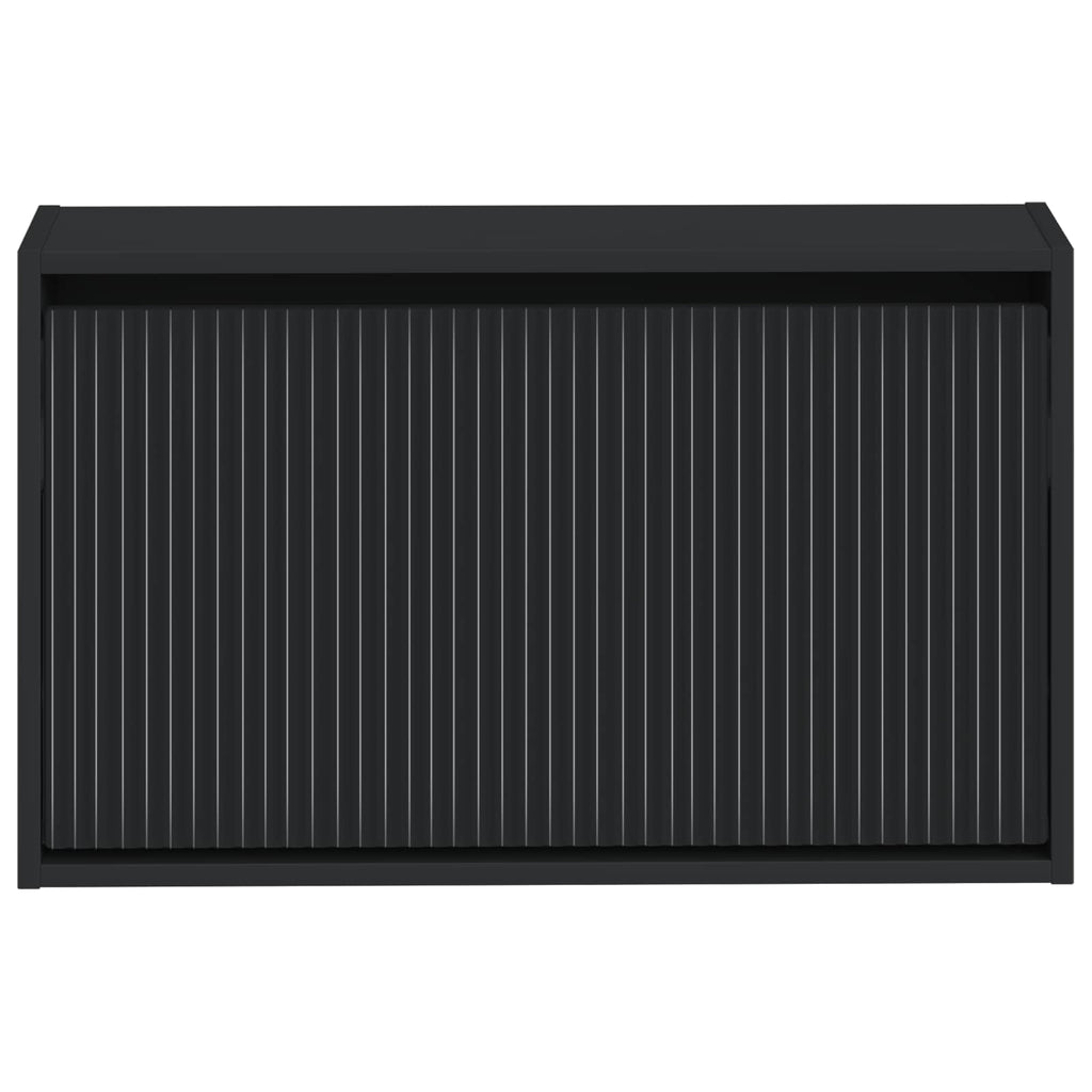 vidaXL Wisząca szafka na buty ARNHEM 71 x 17 x 43 cm Czarny