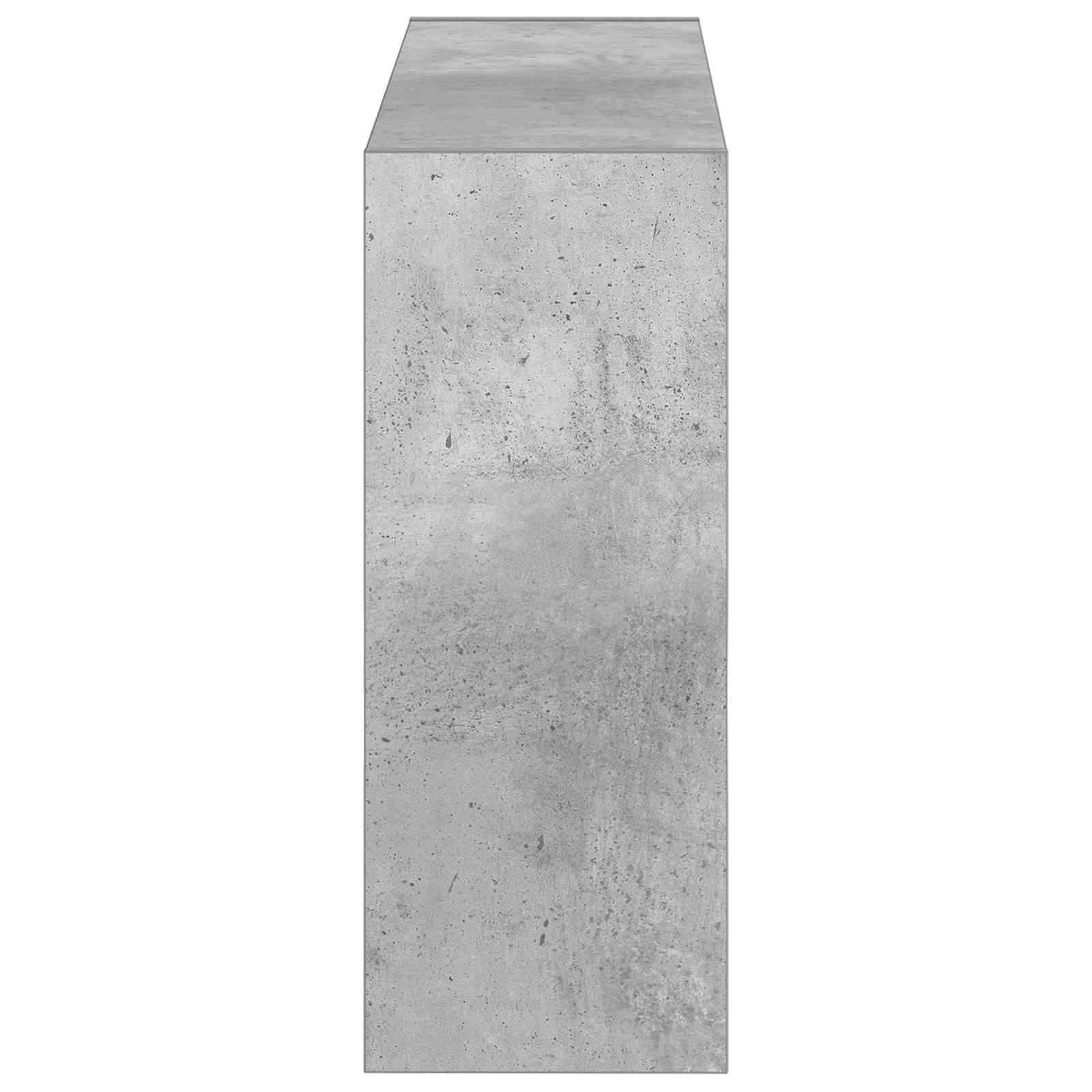 vidaXL Wisząca szafka na buty ARNHEM 71 x 17 x 43 cm Betonowy szary