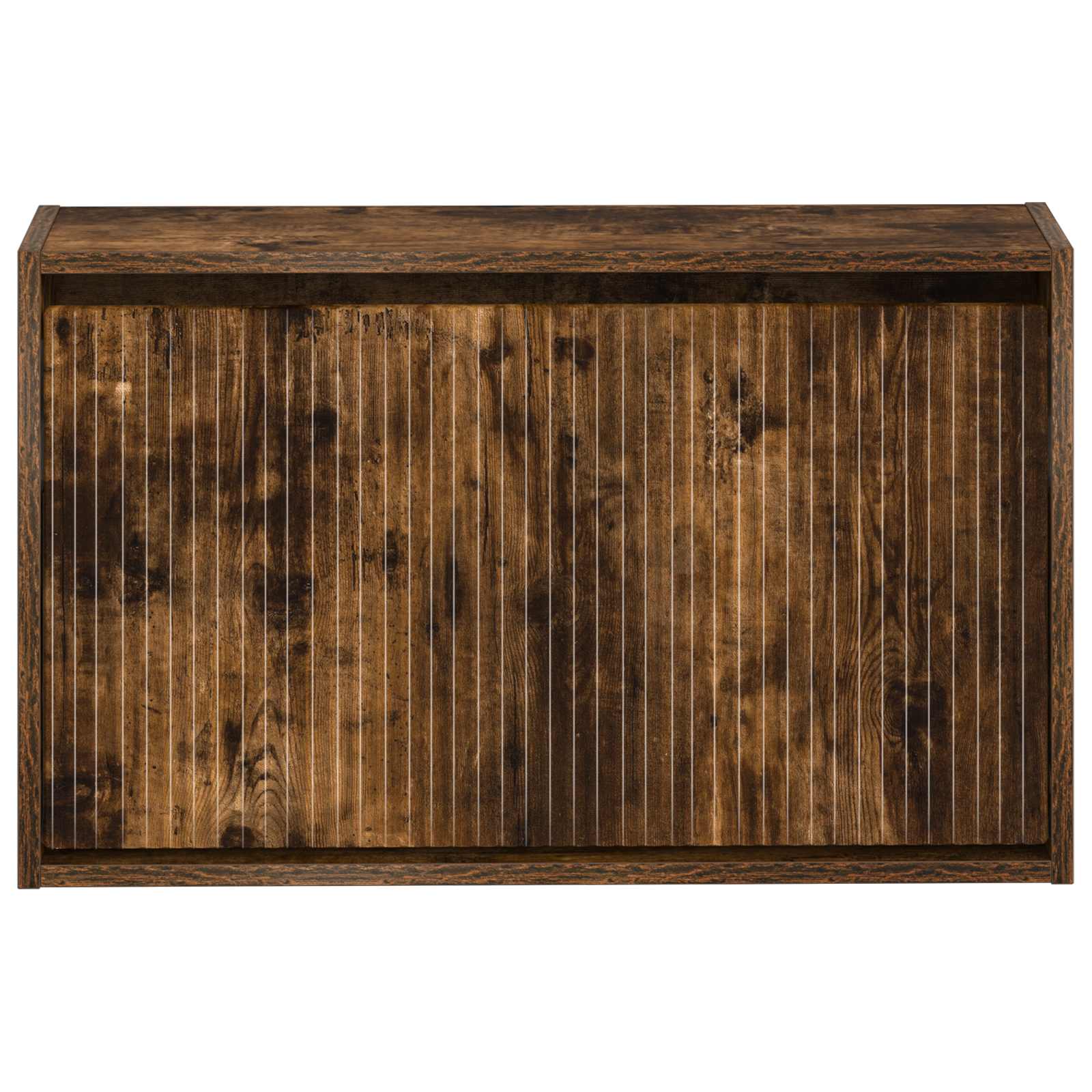 vidaXL Wisząca szafka na buty ARNHEM 71 x 17 x 43 cm Dąb wędzony