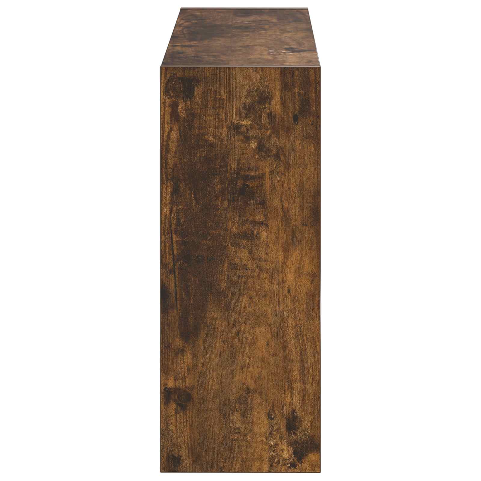 vidaXL Wisząca szafka na buty ARNHEM 71 x 17 x 43 cm Dąb wędzony