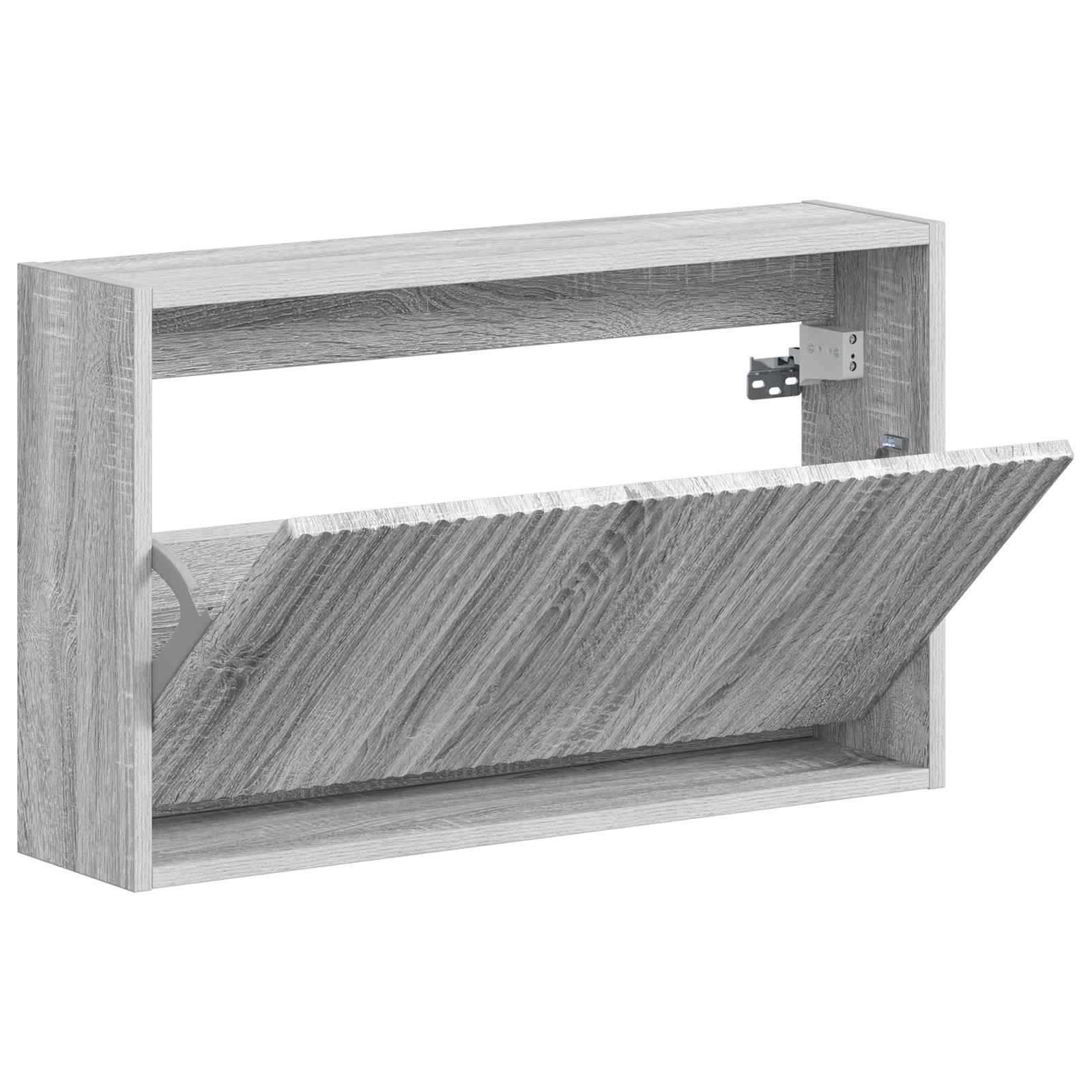 vidaXL Wisząca szafka na buty ARNHEM 71 x 17 x 43 cm Szary Sonoma