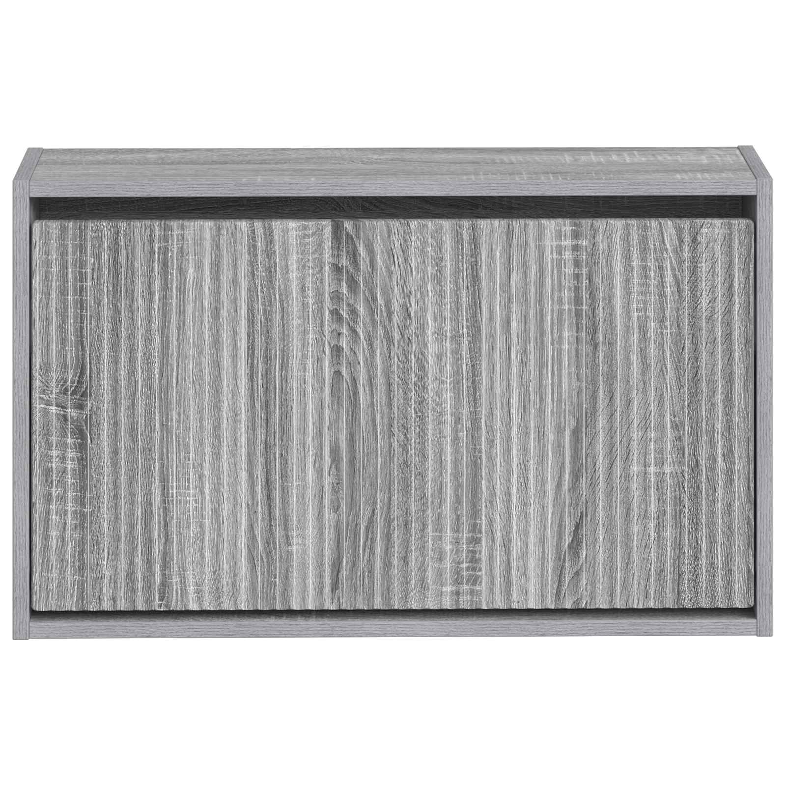 vidaXL Wisząca szafka na buty ARNHEM 71 x 17 x 43 cm Szary Sonoma