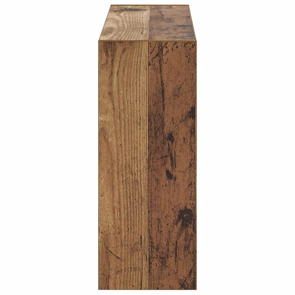 vidaXL Wisząca szafka na buty ARNHEM 71 x 17 x 43 cm Stare drewno