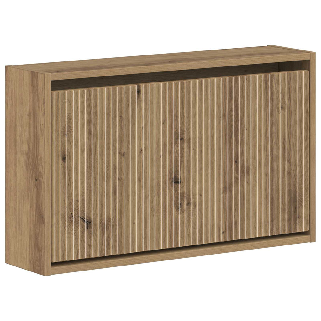 vidaXL Wisząca szafka na buty ARNHEM 71 x 17 x 43 cm Dąb artisan