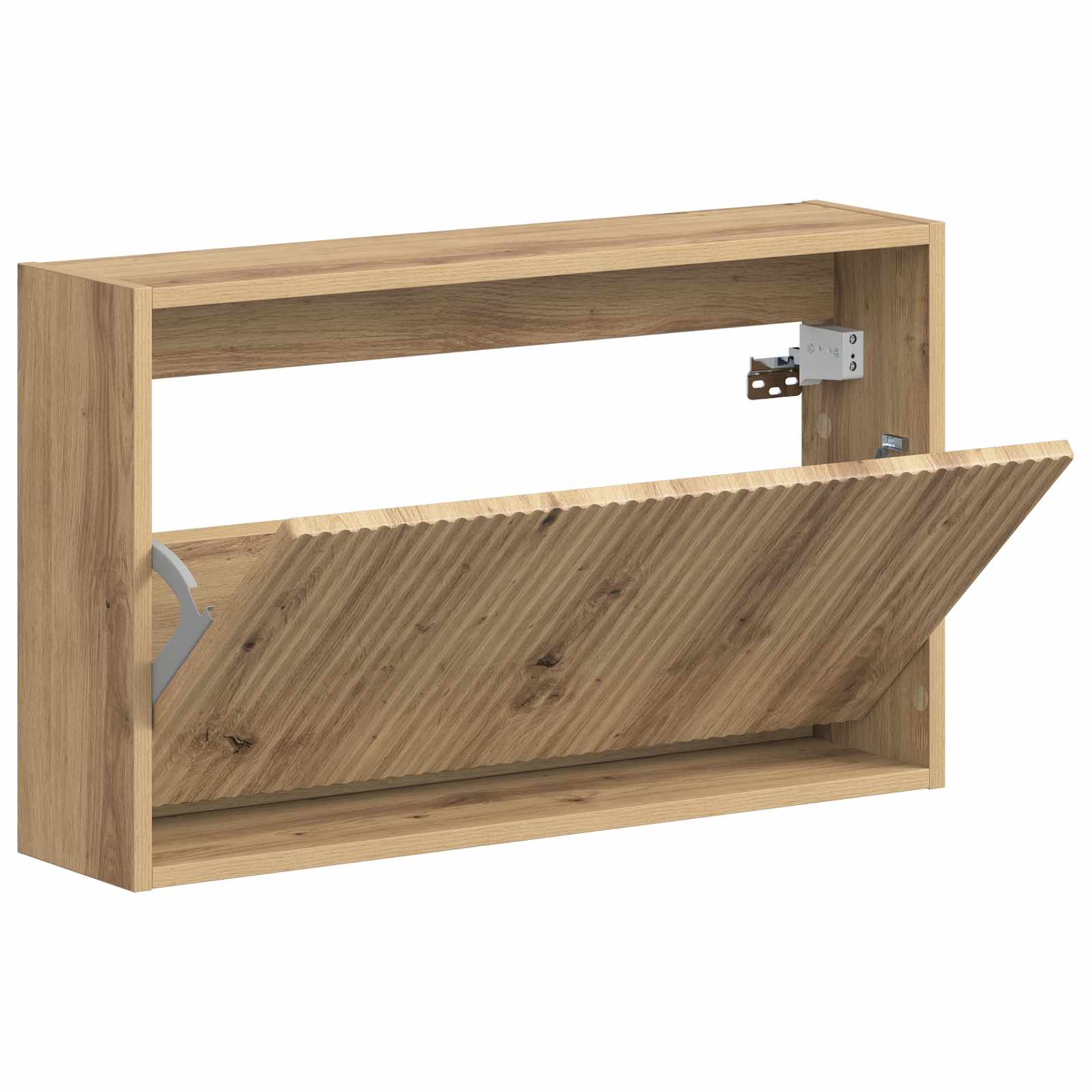 vidaXL Wisząca szafka na buty ARNHEM 71 x 17 x 43 cm Dąb artisan