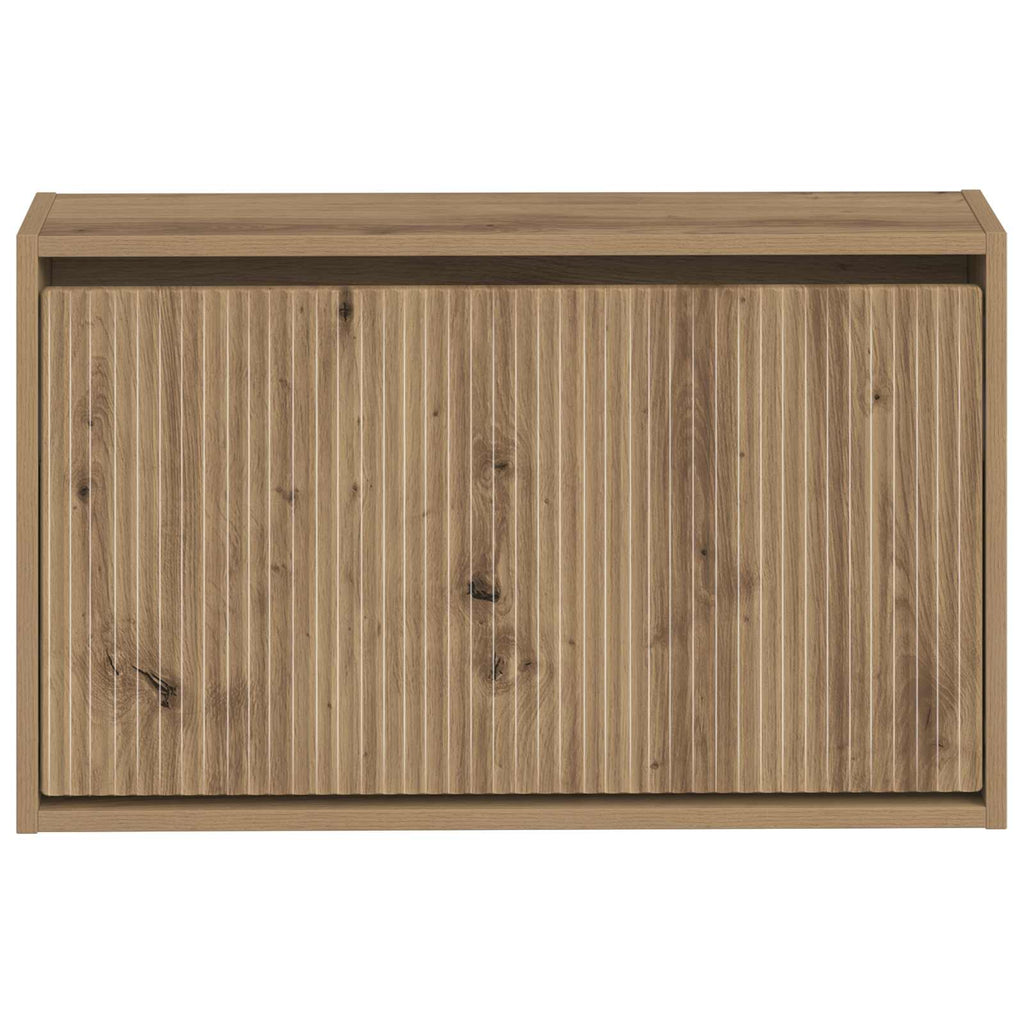 vidaXL Wisząca szafka na buty ARNHEM 71 x 17 x 43 cm Dąb artisan