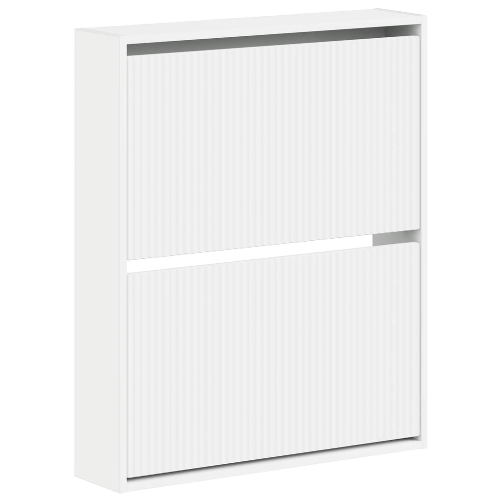 vidaXL Wisząca szafka na buty ARNHEM 71 x 17 x 86 cm Biały