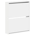 vidaXL Wisząca szafka na buty ARNHEM 71 x 17 x 86 cm Biały