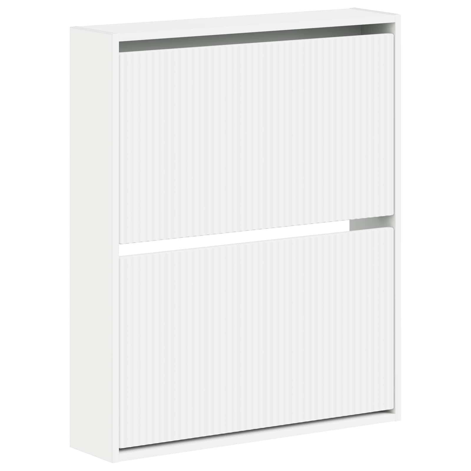 vidaXL Wisząca szafka na buty ARNHEM 71 x 17 x 86 cm Biały
