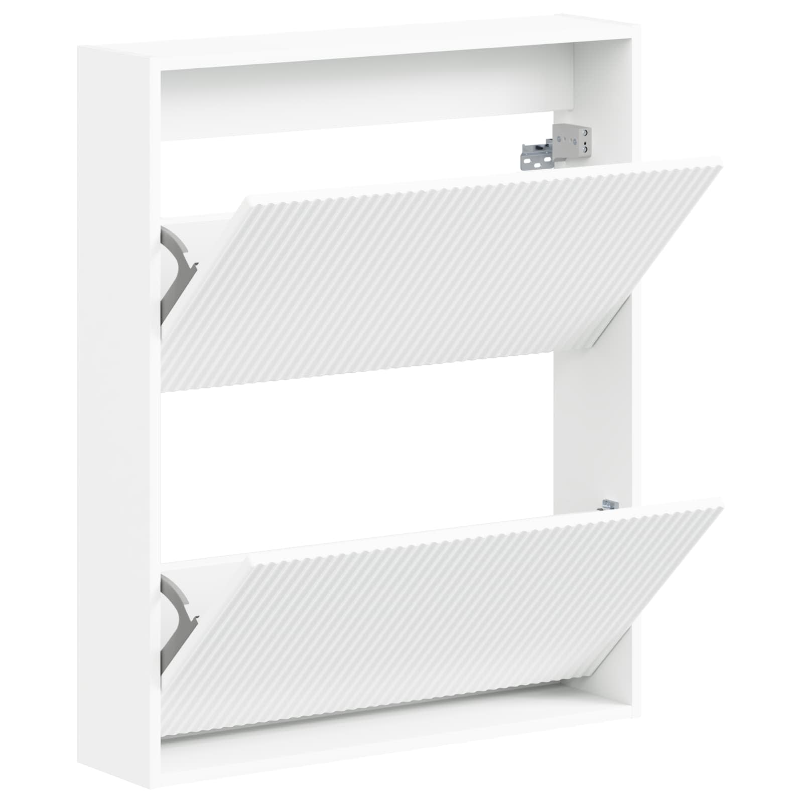 vidaXL Wisząca szafka na buty ARNHEM 71 x 17 x 86 cm Biały