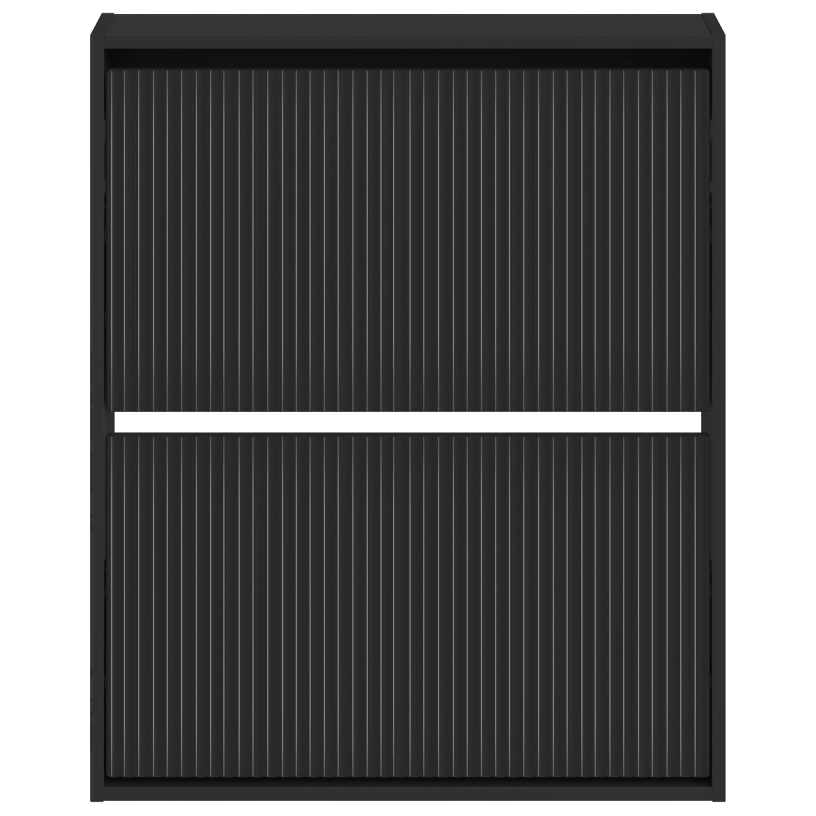 vidaXL Wisząca szafka na buty ARNHEM 71 x 17 x 86 cm Czarny