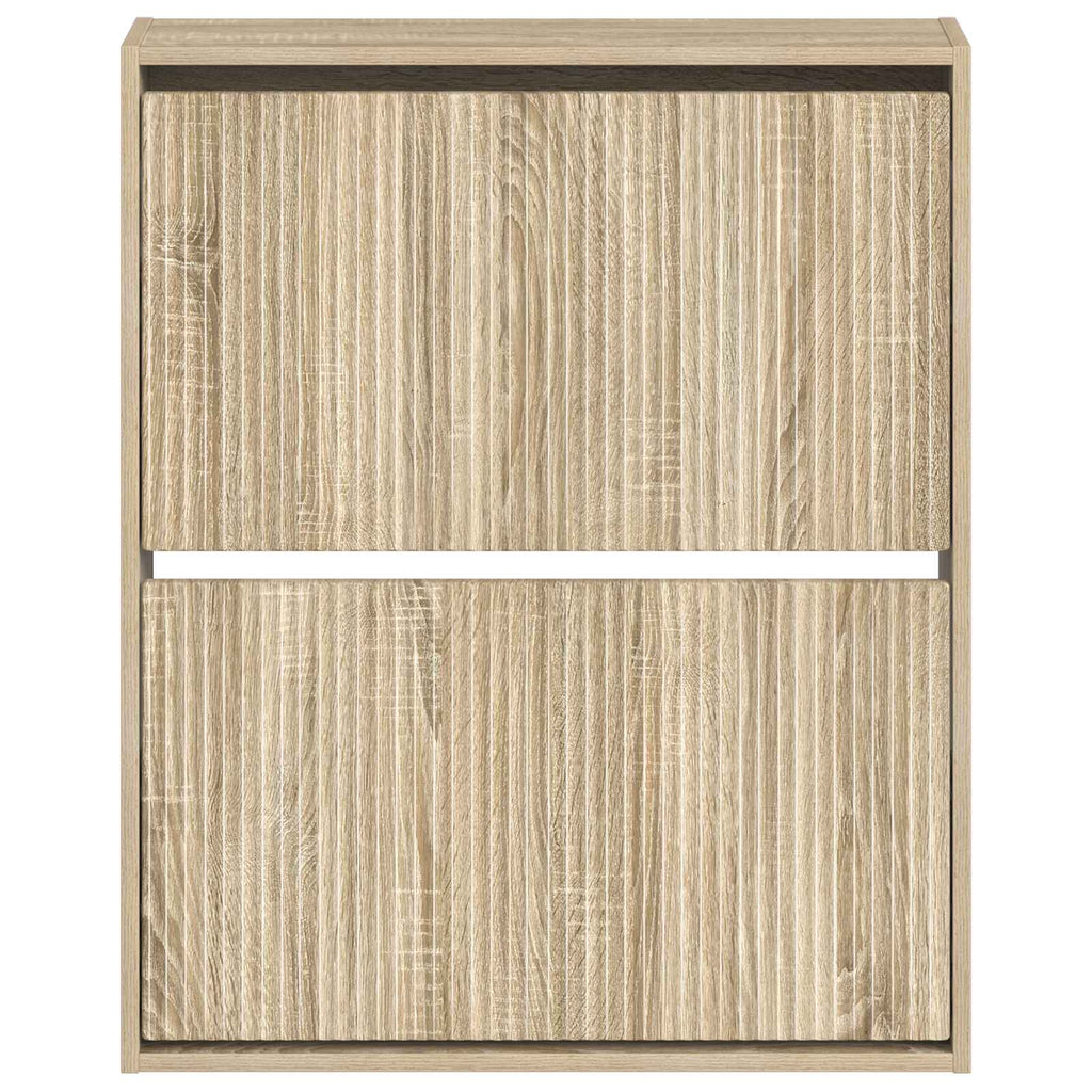 vidaXL Wisząca szafka na buty ARNHEM 71 x 17 x 86 cm dąb Sonoma