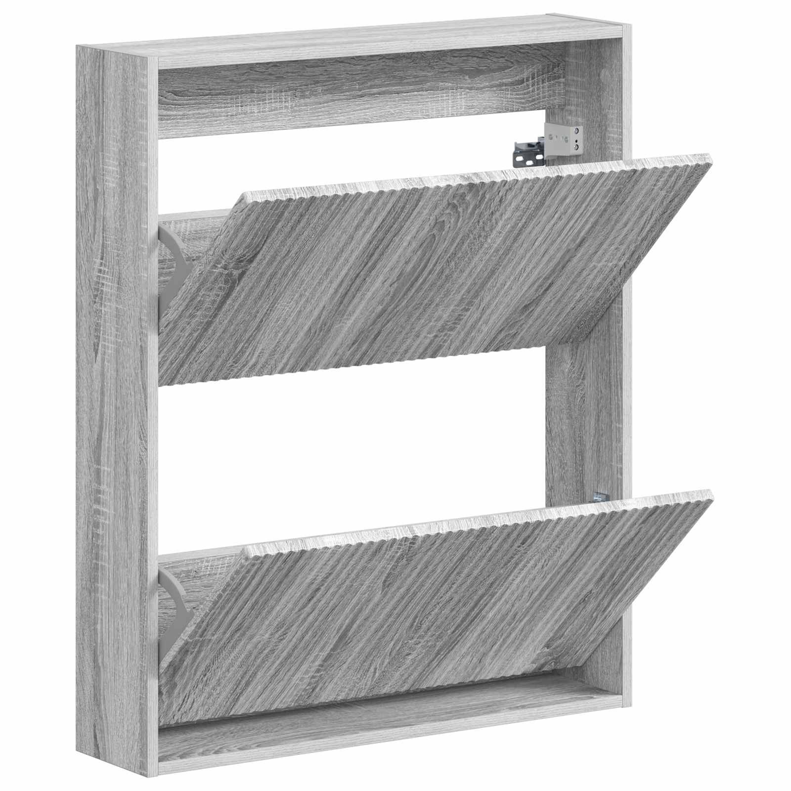 vidaXL Wisząca szafka na buty ARNHEM 71 x 17 x 86 cm Szary Sonoma