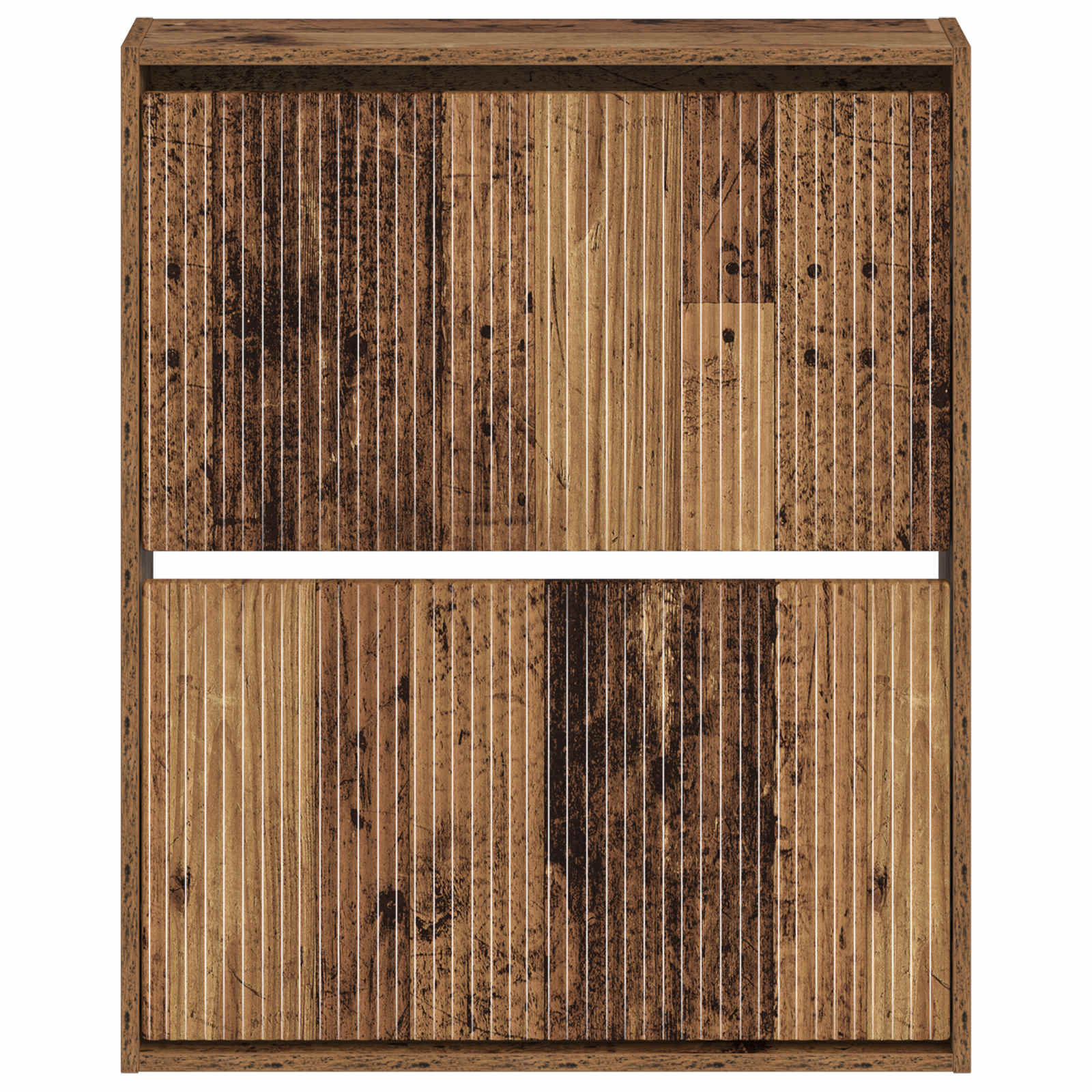 vidaXL Wisząca szafka na buty ARNHEM 71 x 17 x 86 cm Stare drewno