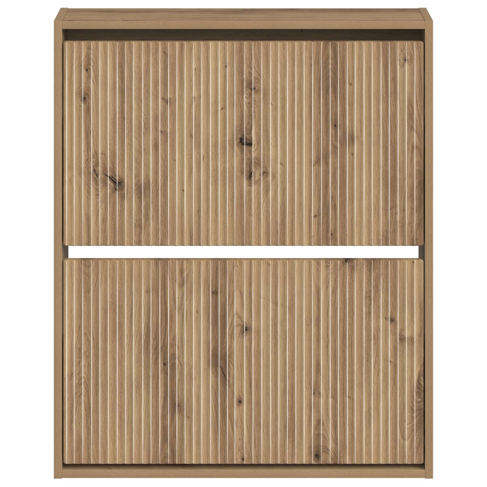 vidaXL Wisząca szafka na buty ARNHEM 71 x 17 x 86 cm Dąb artisan
