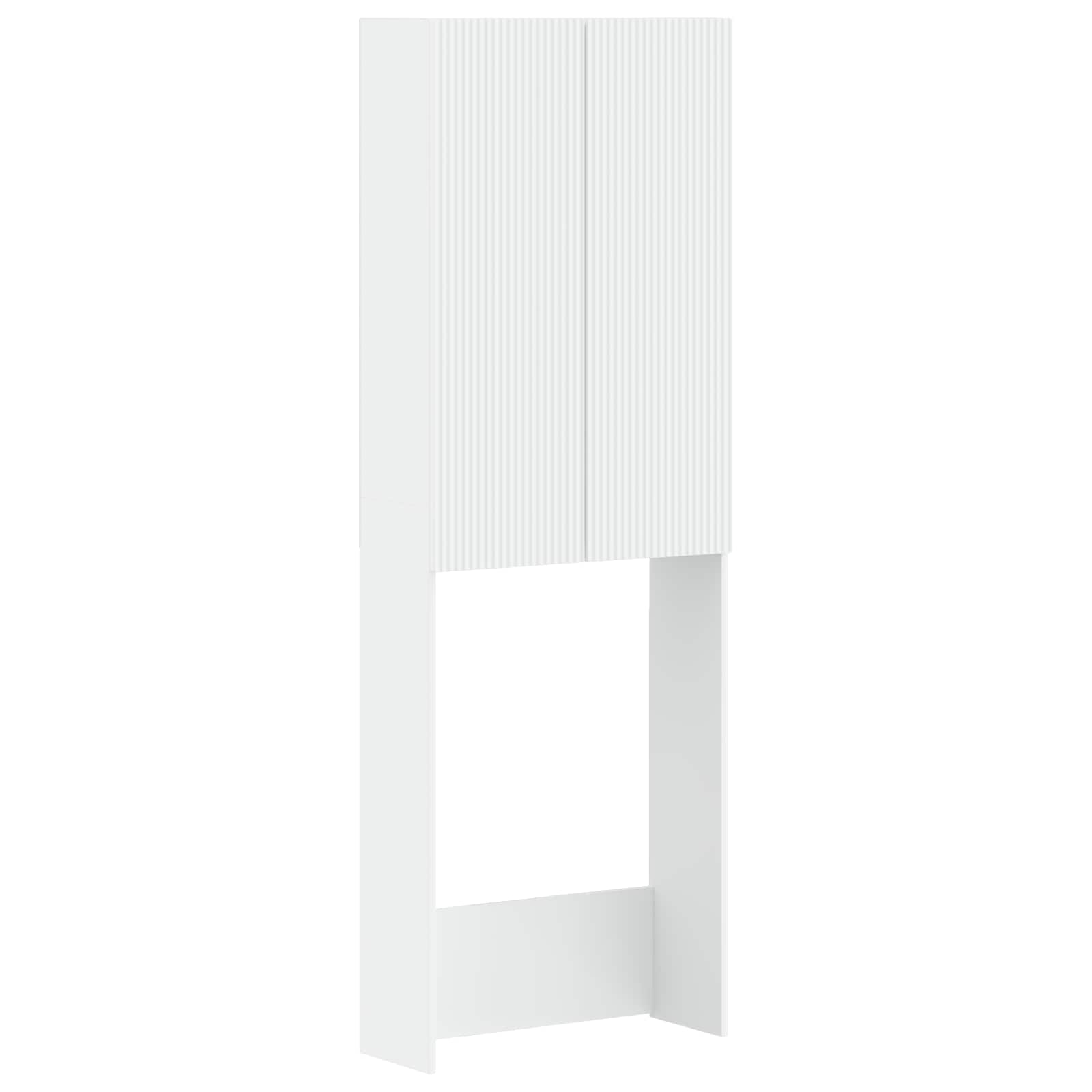vidaXL Szafka toaletowa ARNHEM Biały 66 x 25,5 x 190 cm