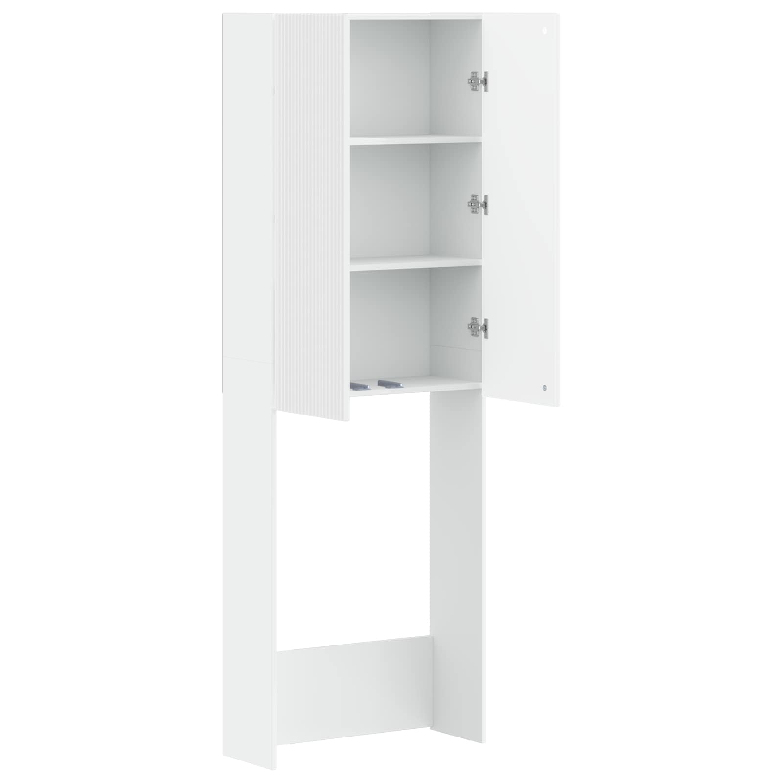 vidaXL Szafka toaletowa ARNHEM Biały 66 x 25,5 x 190 cm