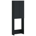vidaXL Szafka toaletowa ARNHEM Czarny 66 x 25,5 x 190 cm