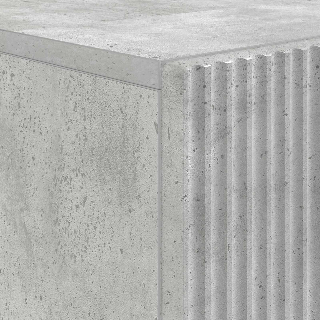 vidaXL Szafka toaletowa ARNHEM Betonowy szary 66 x 25,5 x 190 cm
