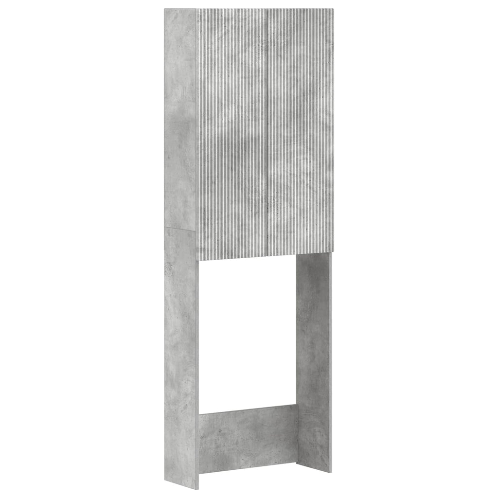 vidaXL Szafka toaletowa ARNHEM Betonowy szary 66 x 25,5 x 190 cm