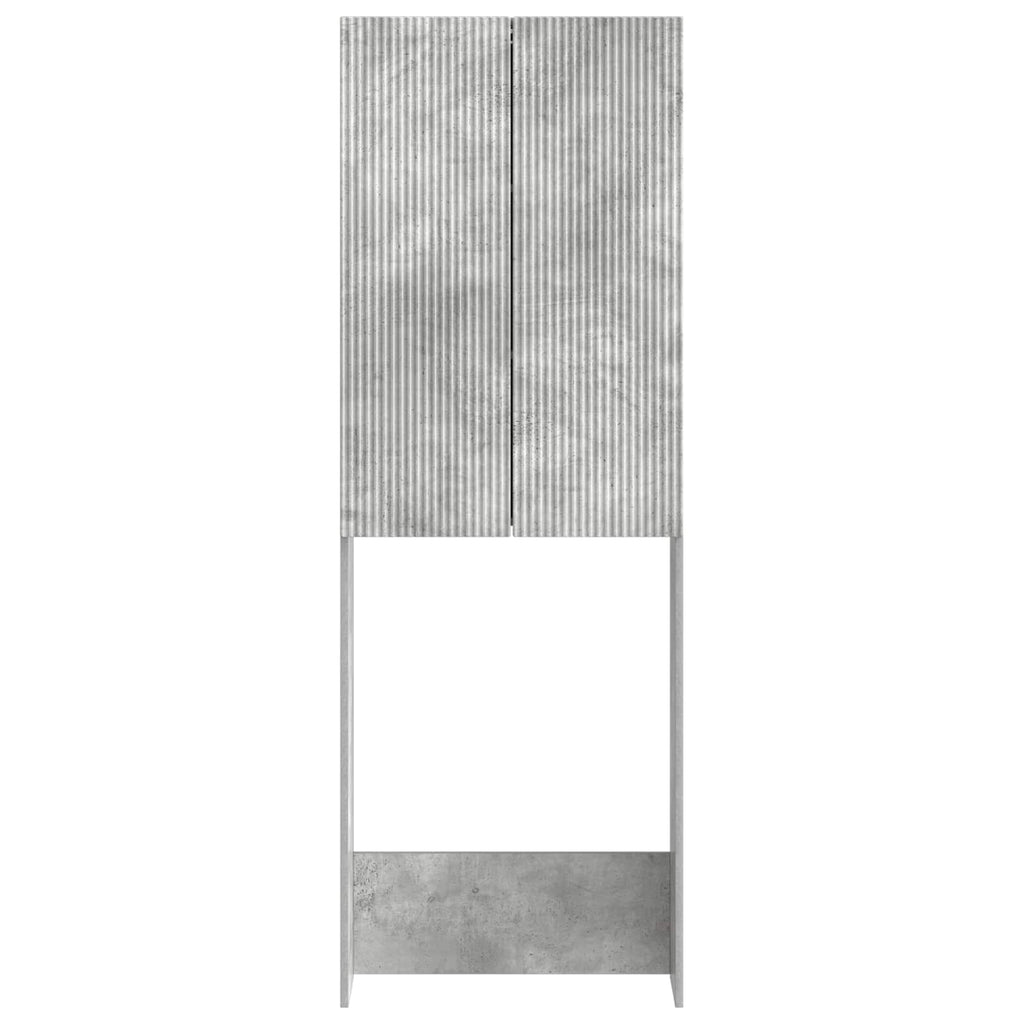 vidaXL Szafka toaletowa ARNHEM Betonowy szary 66 x 25,5 x 190 cm