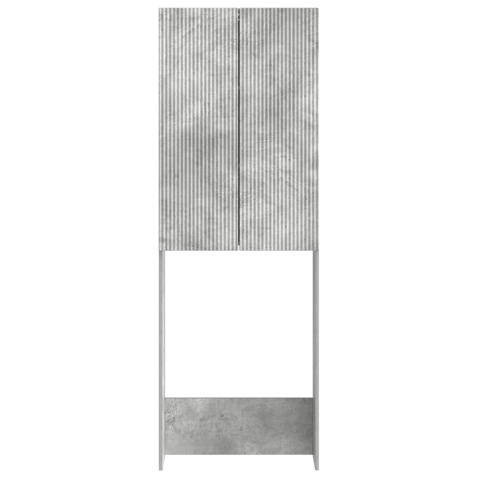 vidaXL Szafka toaletowa ARNHEM Betonowy szary 66 x 25,5 x 190 cm