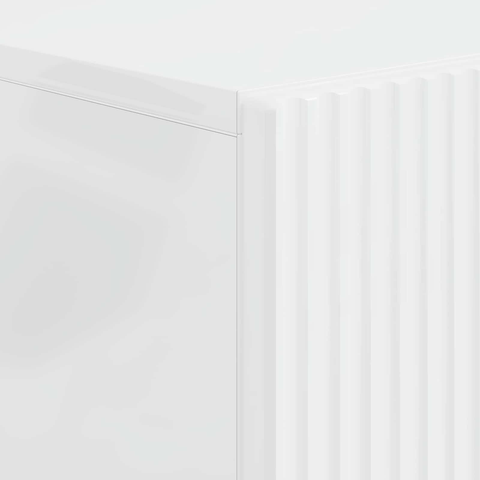 vidaXL Szafka toaletowa ARNHEM Biały wysoki połysk 66 x 25,5 x 190 cm