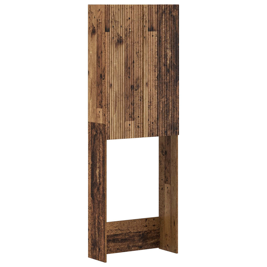 vidaXL Szafka toaletowa ARNHEM Stare drewno 66 x 25,5 x 190 cm