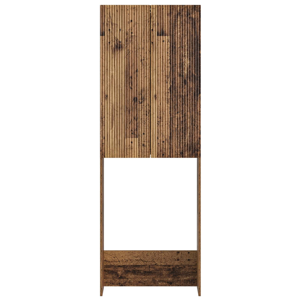vidaXL Szafka toaletowa ARNHEM Stare drewno 66 x 25,5 x 190 cm