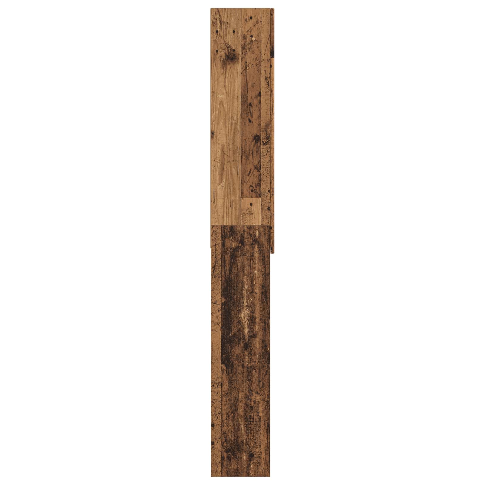 vidaXL Szafka toaletowa ARNHEM Stare drewno 66 x 25,5 x 190 cm