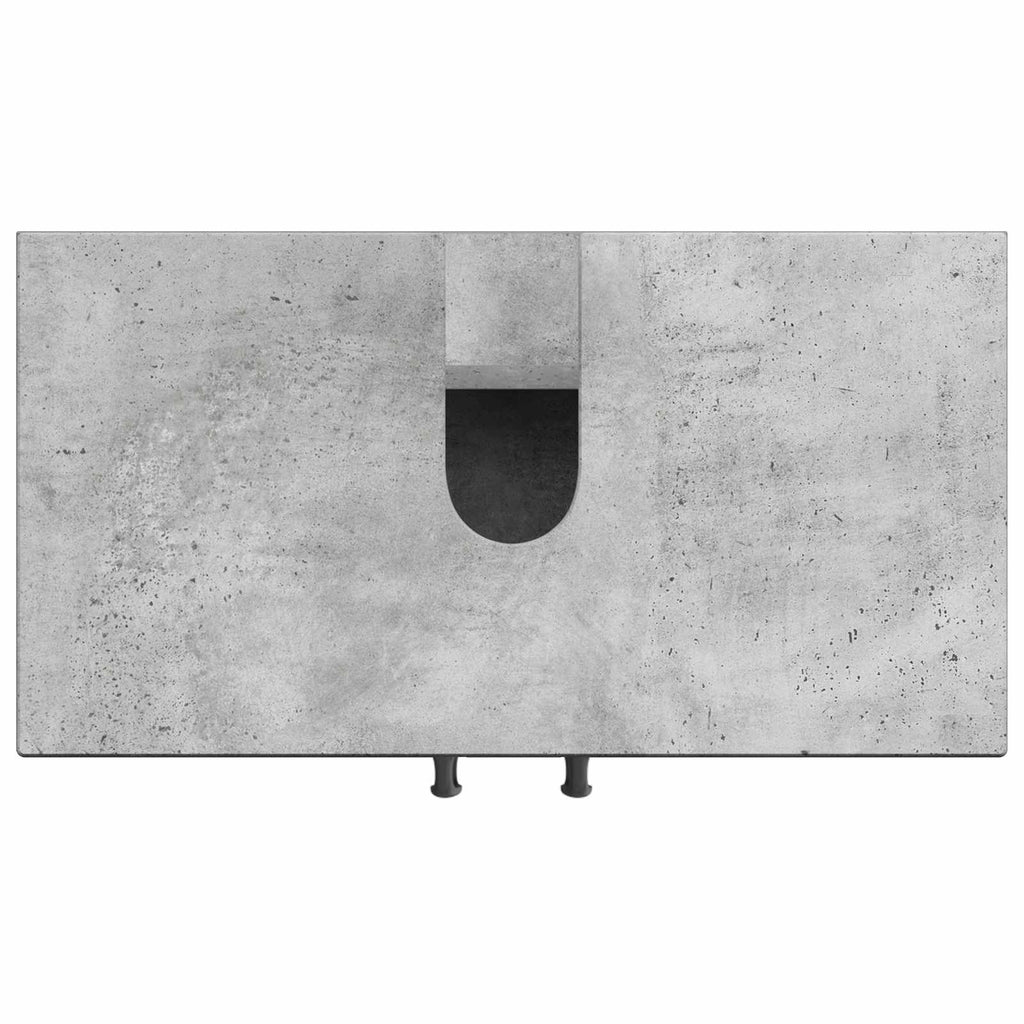 vidaXL Szafka pod umywalkę HAARLEM Betonowy szary 59,5 x 31,5 x 59 cm