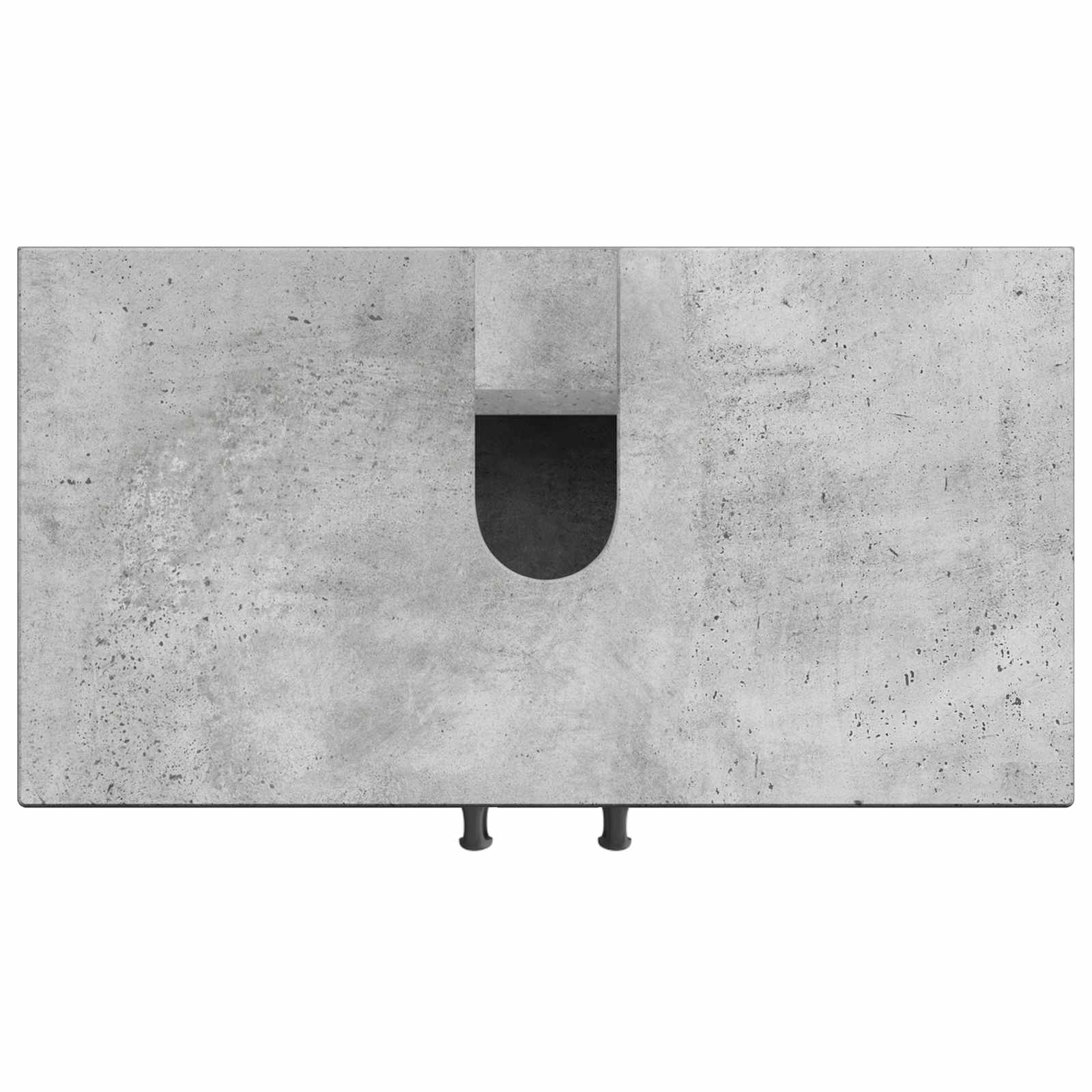 vidaXL Szafka pod umywalkę HAARLEM Betonowy szary 59,5 x 31,5 x 59 cm
