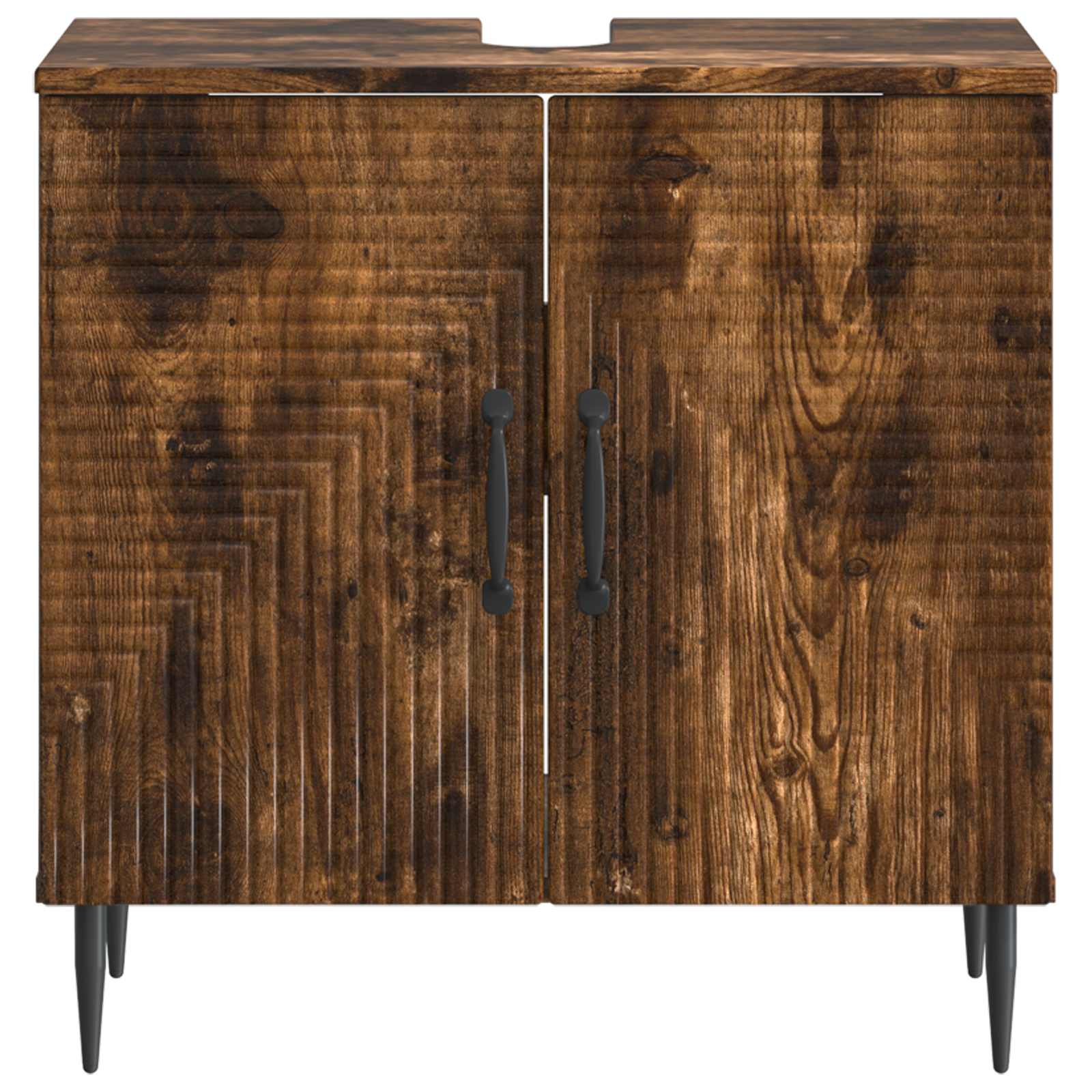 vidaXL Szafka pod umywalkę HAARLEM Dąb wędzony 59,5 x 31,5 x 59 cm
