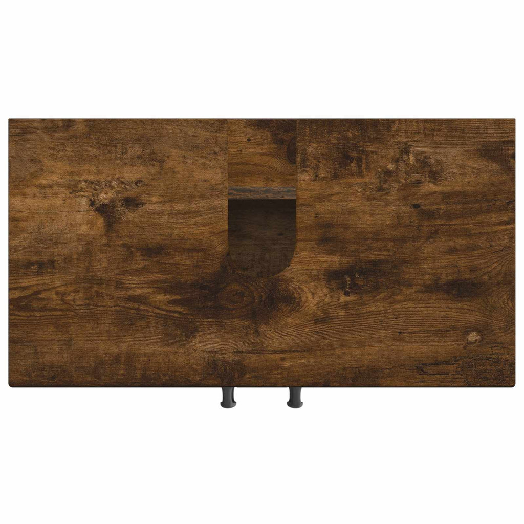vidaXL Szafka pod umywalkę HAARLEM Dąb wędzony 59,5 x 31,5 x 59 cm